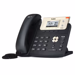 Yealink SIP-T21P E2, IP Phone, Nero, Cornetta cablata, Scrivania/Parete, 1000 voci, LCD