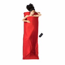 Cocoon TravelSheet Sacco a pelo rettangolare Cotone, Tessuto Rosso - Vista aggiuntiva 2