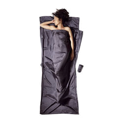 Cocoon TravelSheet Sacco a pelo rettangolare Seta Grigio