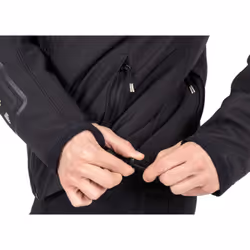 Knox Dual Pro 3in1 impermeabile Moto Tessile Giacca, nero, dimensione L per uomo