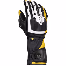 Knox Handroid MK5 Guanti da moto, nero-bianco-giallo, dimensione XL per uomo - Vista aggiuntiva 2