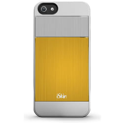 iSkin Aura custodia per cellulare Cover Argento, Bianco, Giallo