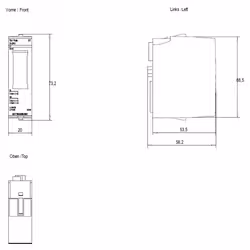 Siemens 6ES7138-6DB00-0BB1 modulo I/O digitale e analogico - Vista aggiuntiva 3