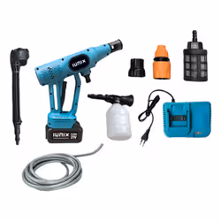 XD Enjoy XDVV22B idropulitrice Compatta Batteria 8 l/h 300 W Nero, Blu - Vista aggiuntiva 2