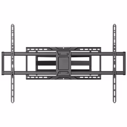 XD Enjoy XDLUM866 Supporto TV a parete 2,54 m (100") Nero - Vista aggiuntiva 2