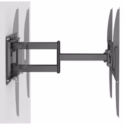 XD Enjoy XDLUM866 Supporto TV a parete 2,54 m (100") Nero - Vista aggiuntiva 3