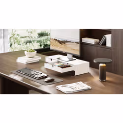 XD Enjoy XDLUM127WH Supporti a parete per TV Scrivania Bianco - Vista aggiuntiva 6