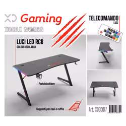 XD Gaming XDGT017 scrivania per computer Grigio - Vista aggiuntiva 7