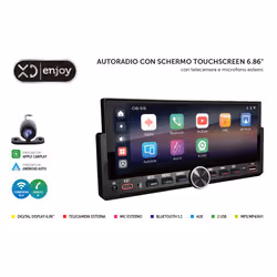 XD Enjoy XDVH9990 Ricevitore multimediale per auto Nero Bluetooth - Vista aggiuntiva 3