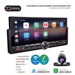 XD Enjoy XDVH9990 Ricevitore multimediale per auto Nero Bluetooth - Vista aggiuntiva 4