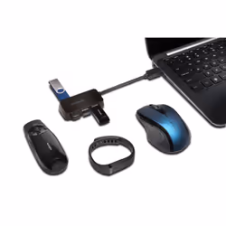 Kensington Hub a 4 porte USB 3.0 UH4000 - Nero