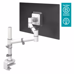 Dataflex Viewgo braccio porta monitor - scrivania 120, Morsa/Bullone di ancoraggio, 8 kg, 0 mm (0"), 68,6 cm (27"), 100 x 100 ...