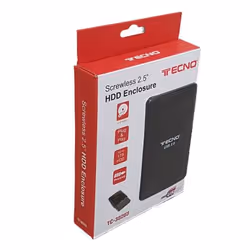Tecno 45.15 contenitore di unità di archiviazione Custodia per Disco Rigido (HDD) Nero 2.5" - Vista aggiuntiva 4