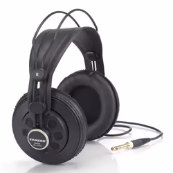 Samson SR850P, Cablato, 10 - 30000 Hz, Cuffie, Nero
