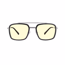 Gunnar Optiks EDI-12301, Unisex, Quadrato, Acciaio inox, Acciaio inox, Ambra, 1 anno/i