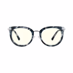 Gunnar Optiks LAH-05209, Donna, Rotondo, Classico, Blu, Bianco, Polimeri in nylon, 5,1 cm