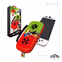 Hyperkin M07541-MTBC, Custodia rigida, Nintendo, Verde, Rosso, EVA (Acetato del vinile dell'etilene), Nintendo Switch, Ninten ...