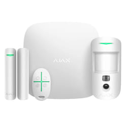 Ajax StarterKit Cam Plus kit di sicurezza domestica intelligente Jeweller (Wireless)