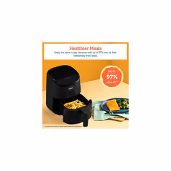 Cosori - Friggitrice ad Aria 2 Litri con 30 Ricette Online,Air Fryer Risparmio Energetico,97% Meno Olio con 4 Funzioni,1 Porzione,75-205 gradi
