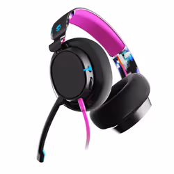 Skullcandy Slyr Pro Auricolare Cablato A Padiglione Gaming Nero, Viola - Vista aggiuntiva 2