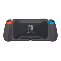 Hori Hybrid System Armor Cover Nintendo Policarbonato (PC), Poliuretano termoplastico (TPU) Nero