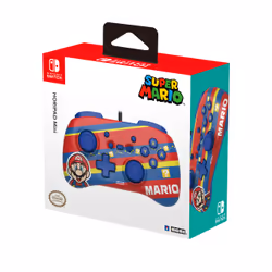 Hori HORIPAD Mini Blu, Rosso USB Gamepad Analogico/Digitale Nintendo Switch - Vista aggiuntiva 5
