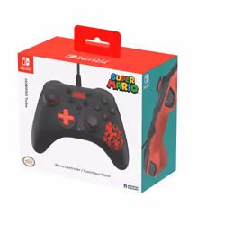 Hori HORIPAD Turbo Mario Nero, Rosso Gamepad Nintendo Switch - Vista aggiuntiva 5