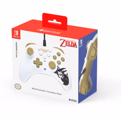 Hori HORIPAD Turbo Zelda Oro, Bianco Gamepad Nintendo Switch - Vista aggiuntiva 5