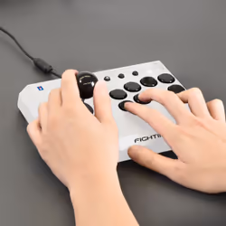 Hori Fighting Stick Mini Bianco, Nero USB Flightstick PC, PlayStation 4, PlayStation 5 - Vista aggiuntiva 4