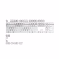 Glorious PC Gaming Race GPBT, Coperchio per tastiera, Polibutilene Tereftalato (PBT), Bianco