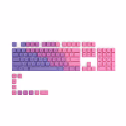 Glorious Gaming GPBT, Coperchio per tastiera, Polibutilene Tereftalato (PBT), Rosa, Viola, Viola