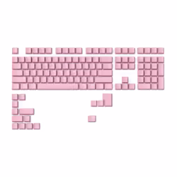 Glorious PC Gaming Race Doubleshot Keycaps V2, Coperchio per tastiera, Acrilonitrile butadiene stirene (ABS), Rosa