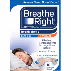 Breathe Right® RespiraBene Classici Standard 10 pz Cerotto