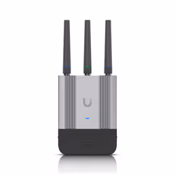 Ubiquiti UMR-Industrial, Router di rete cellulare, Nero, Grigio, Alluminio, Policarbonato (PC), Montaggio a parete/asta/binar ...