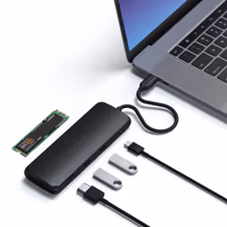Satechi ST-UCHSEK replicatore di porte e docking station per laptop Cablato USB 3.2 Gen 2 (3.1 Gen 2) Type-A Nero - Vista aggiuntiva 4