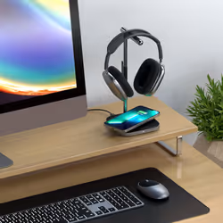 Satechi SV0155319010 Caricabatterie per dispositivi mobili Cuffie, Auricolare, Smartphone Nero, Grigio USB Carica wireless Interno - Vista aggiuntiva 6