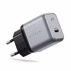 Satechi ST-UC30WCM-EU, Interno, AC, Nero, Argento