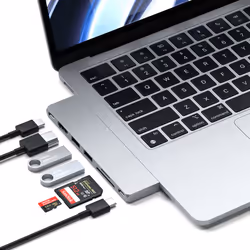 Satechi ST-HUCPHSS replicatore di porte e docking station per laptop USB 3.2 Gen 2 (3.1 Gen 2) Type-C Argento - Vista aggiuntiva 6