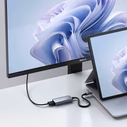 Satechi ST-AC8KHM adattatore grafico USB 7680 x 4320 Pixel Nero, Argento