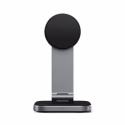 Satechi ST-Q21FM Caricabatterie per dispositivi mobili Cuffie, Smartphone Grigio USB Carica wireless Interno