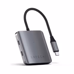 Satechi ST-H4CPDM hub di interfaccia USB tipo-C 10000 Mbit/s Grigio - Vista aggiuntiva 4
