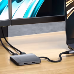 Satechi ST-H4CPDM hub di interfaccia USB tipo-C 10000 Mbit/s Grigio - Vista aggiuntiva 7