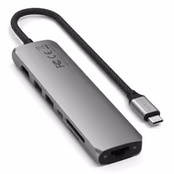 Satechi ST-P7SM hub di interfaccia USB tipo-C 10000 Mbit/s Grigio - Vista aggiuntiva 5