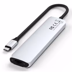 Satechi ST-P7SS hub di interfaccia USB tipo-C 10000 Mbit/s Argento