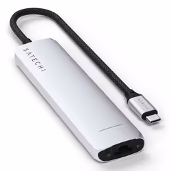 Satechi ST-P7SS hub di interfaccia USB tipo-C 10000 Mbit/s Argento - Vista aggiuntiva 4