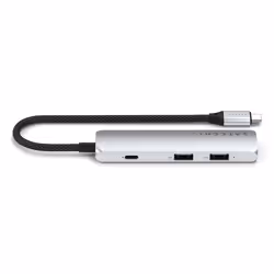 Satechi ST-P4SS hub di interfaccia USB tipo-C 10000 Mbit/s Argento - Vista aggiuntiva 2