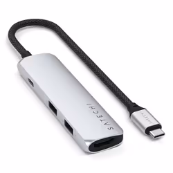 Satechi ST-P4SS hub di interfaccia USB tipo-C 10000 Mbit/s Argento - Vista aggiuntiva 5