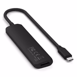 Satechi ST-P4SK hub di interfaccia USB tipo-C 10000 Mbit/s Nero