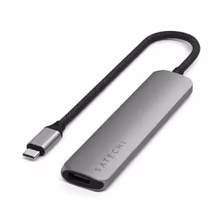 Satechi ST-P6SM hub di interfaccia USB tipo-C 10000 Mbit/s Grigio - Vista aggiuntiva 4