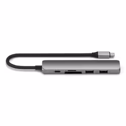 Satechi ST-P6SM hub di interfaccia USB tipo-C 10000 Mbit/s Grigio - Vista aggiuntiva 6